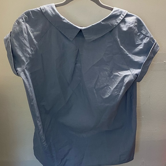 Blue Collared Tristan Blouse - Picture 3 of 4